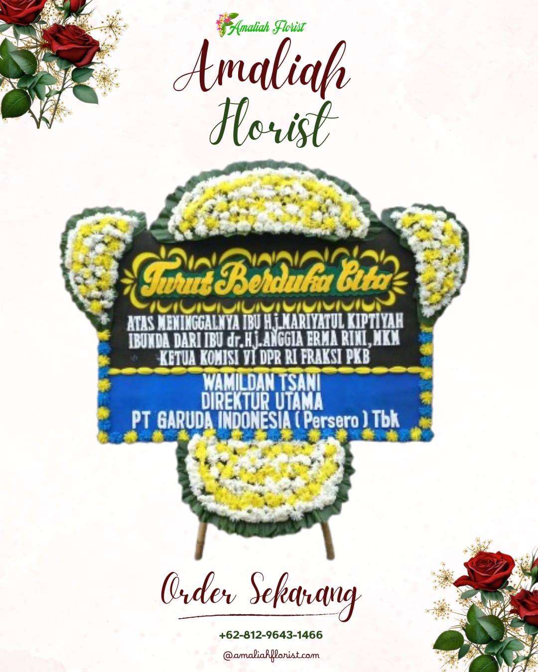 Papan Bunga Duka Lengkong